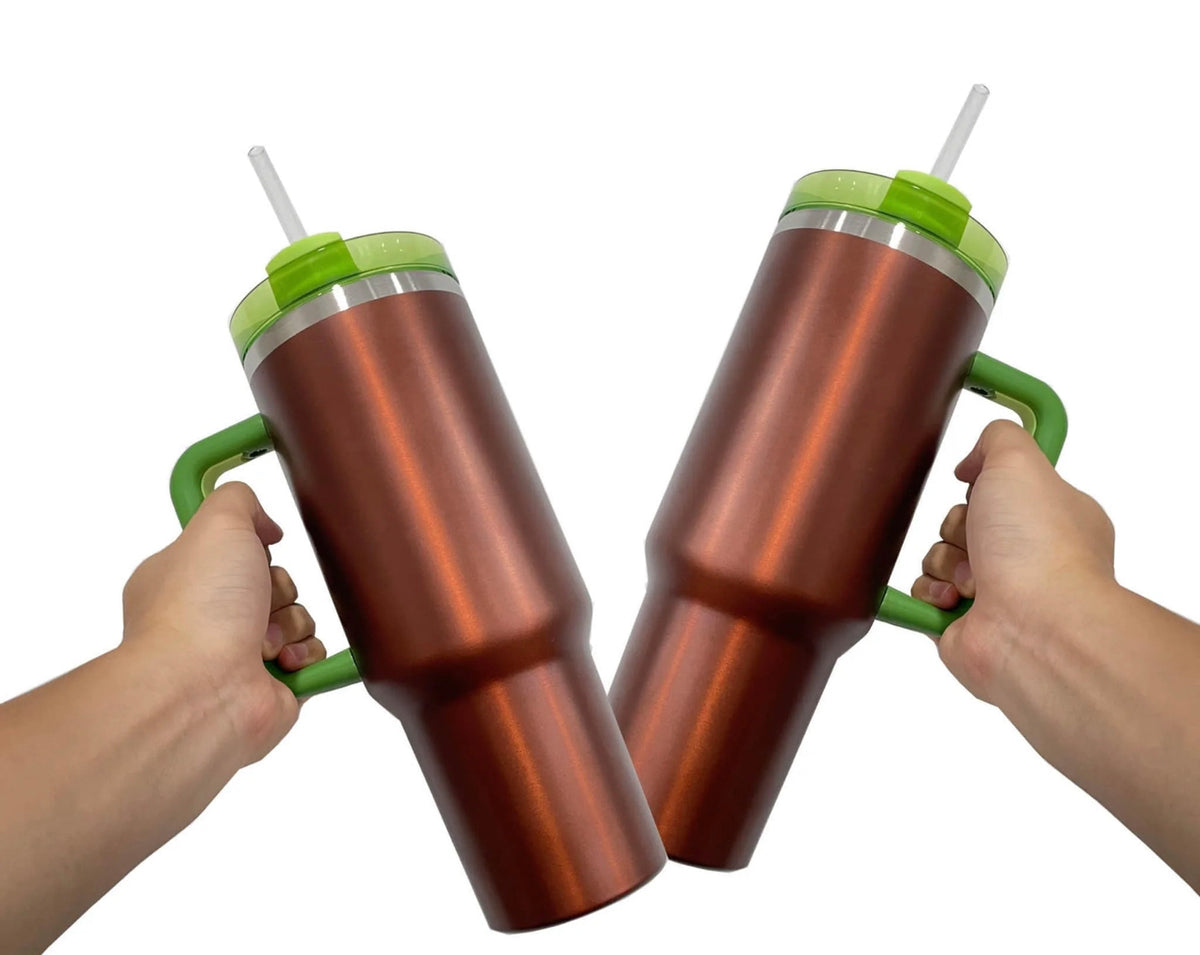 Watermelon Moonshine Quencher H2.0 40oz Insulated Tumblers With Lids With  Insulated Handle, Frosted Lids, Straws, And Stainless Steel Coffee Termos  GG1108 From Cinderelladress, $10.81
